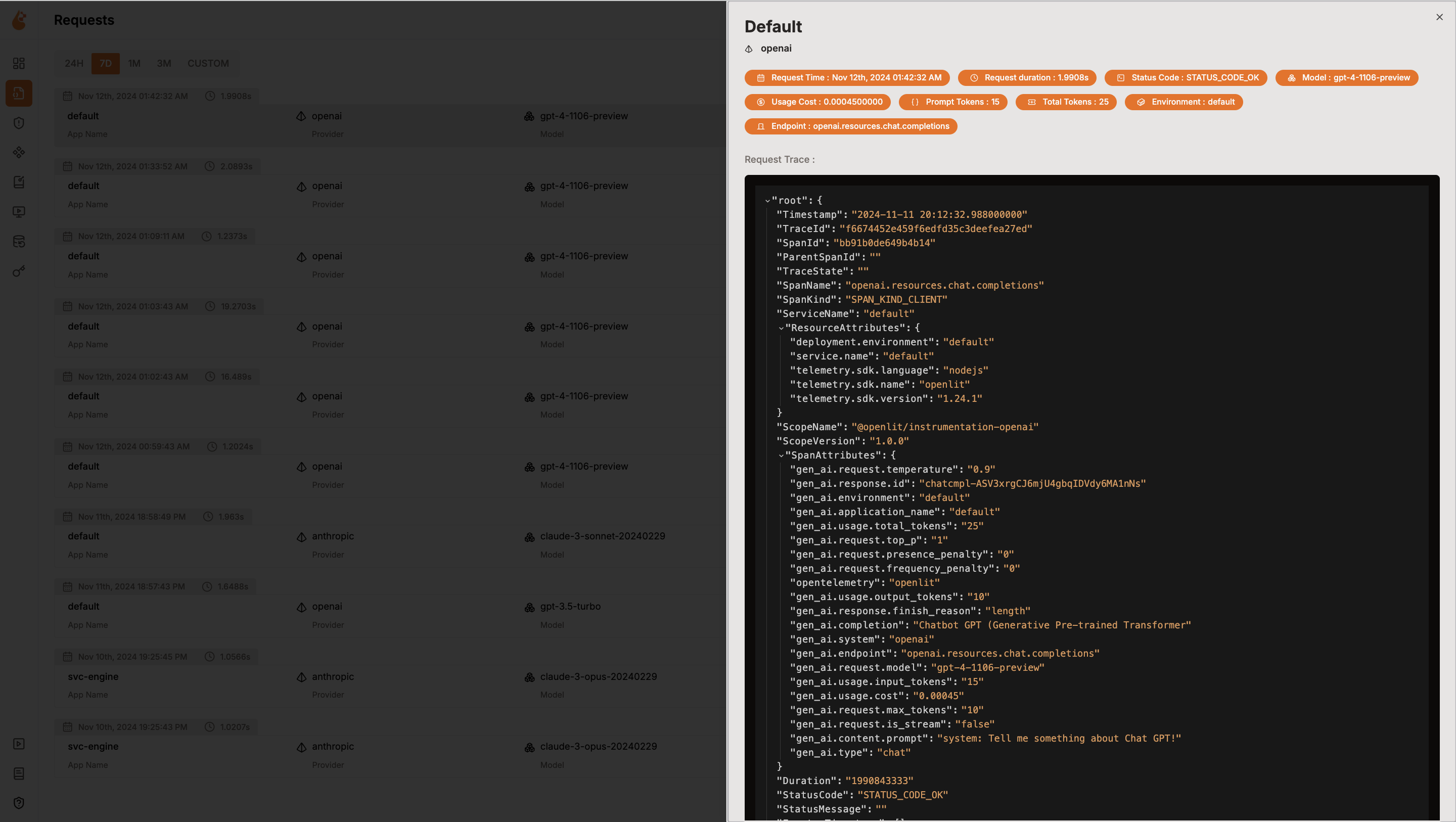 Visualize your Traces